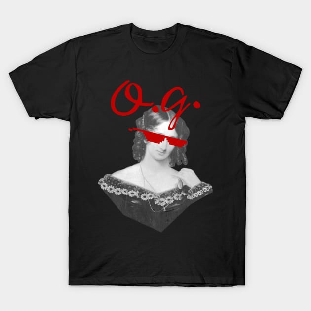 Mary Shelley, the OG--Original Goth T-Shirt by Xanaduriffic